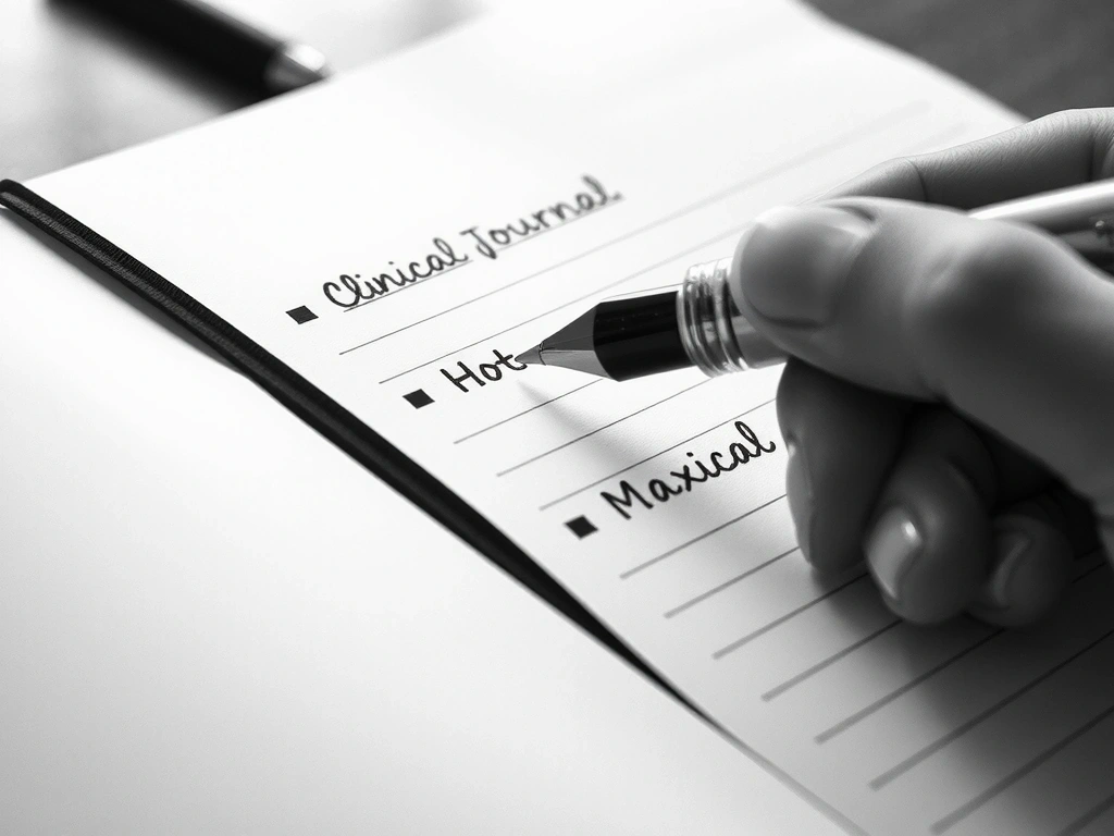 Kliniska anteckningar i handen